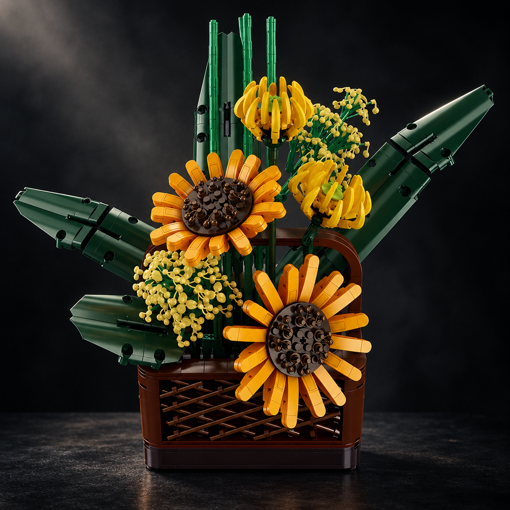 Flowers & Plants brick model collection