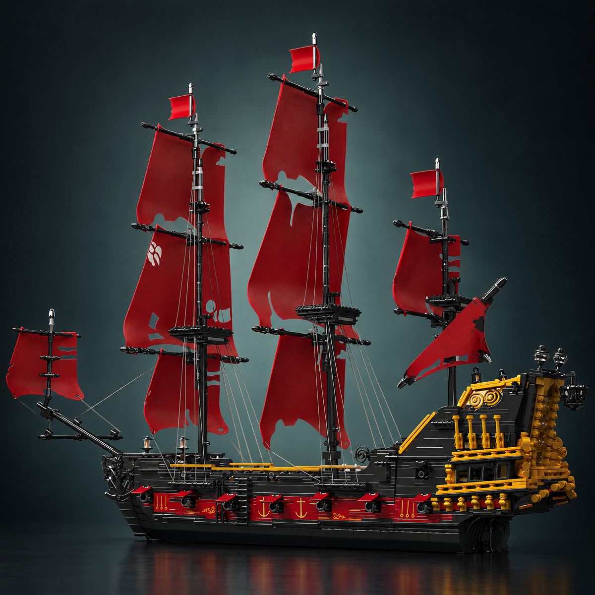Pirate Ships collection, 24builds® brick models