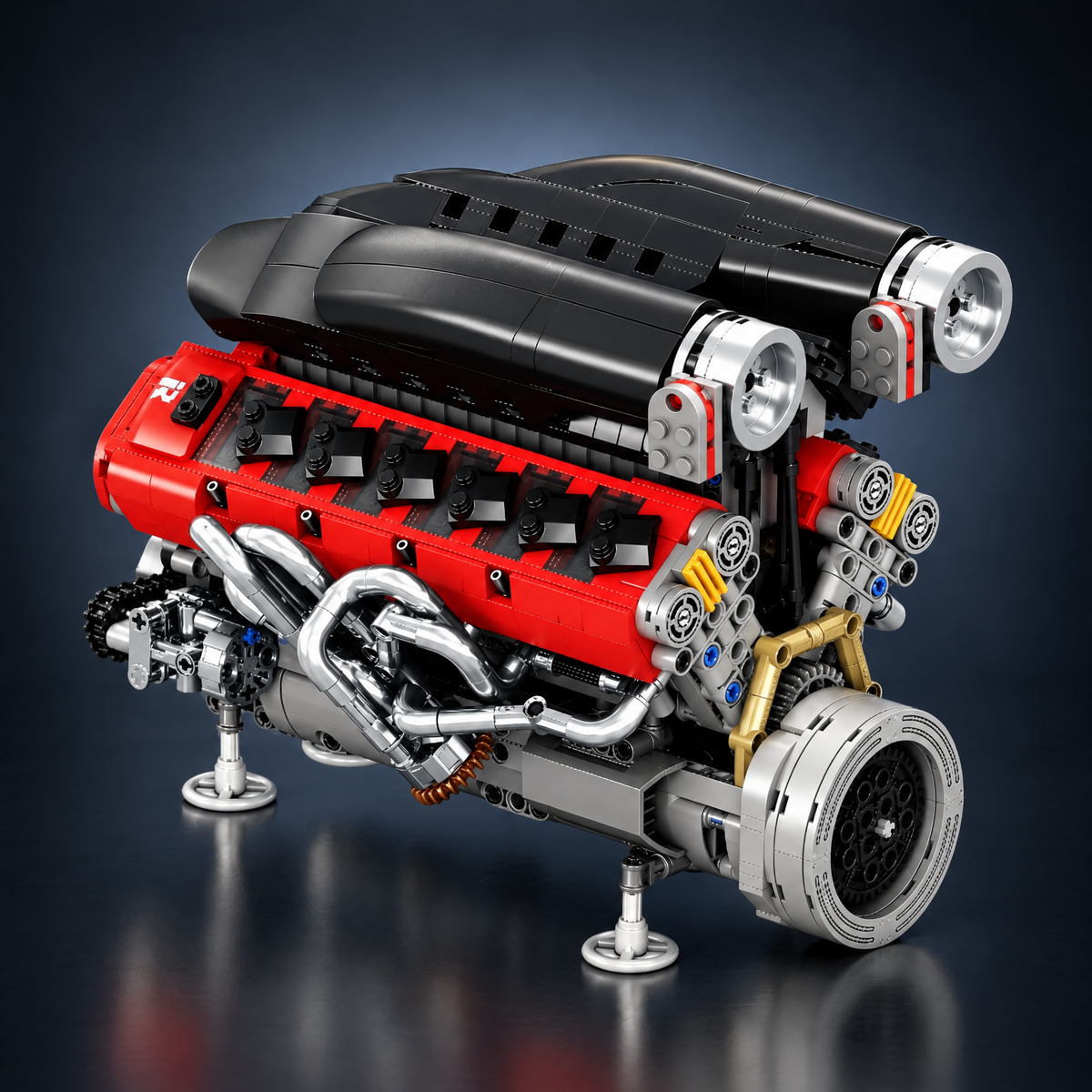 Engines & Gearboxes collection, 24builds® brick models