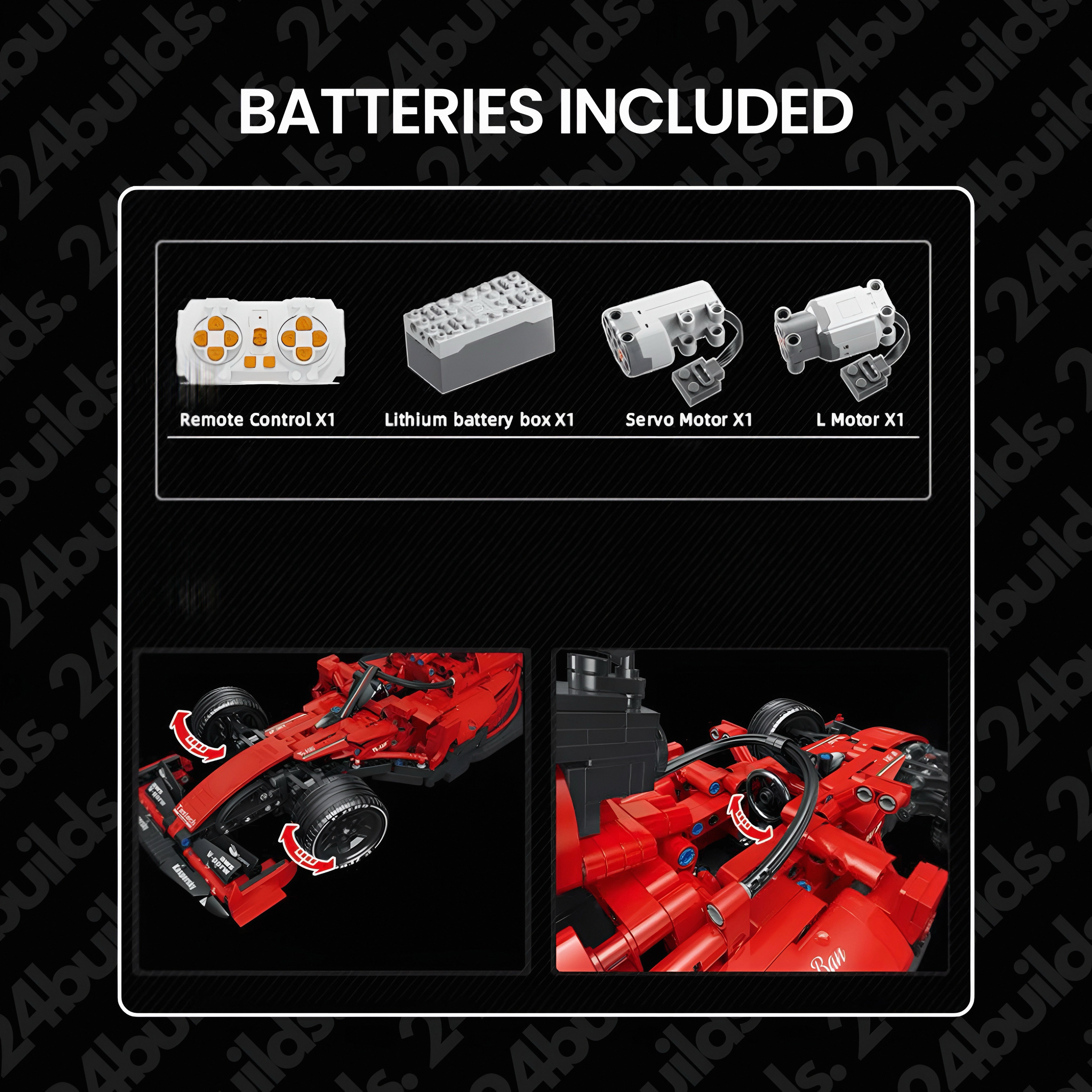 Remote Controlled 2020 Italian Single Seater | 1392pcs