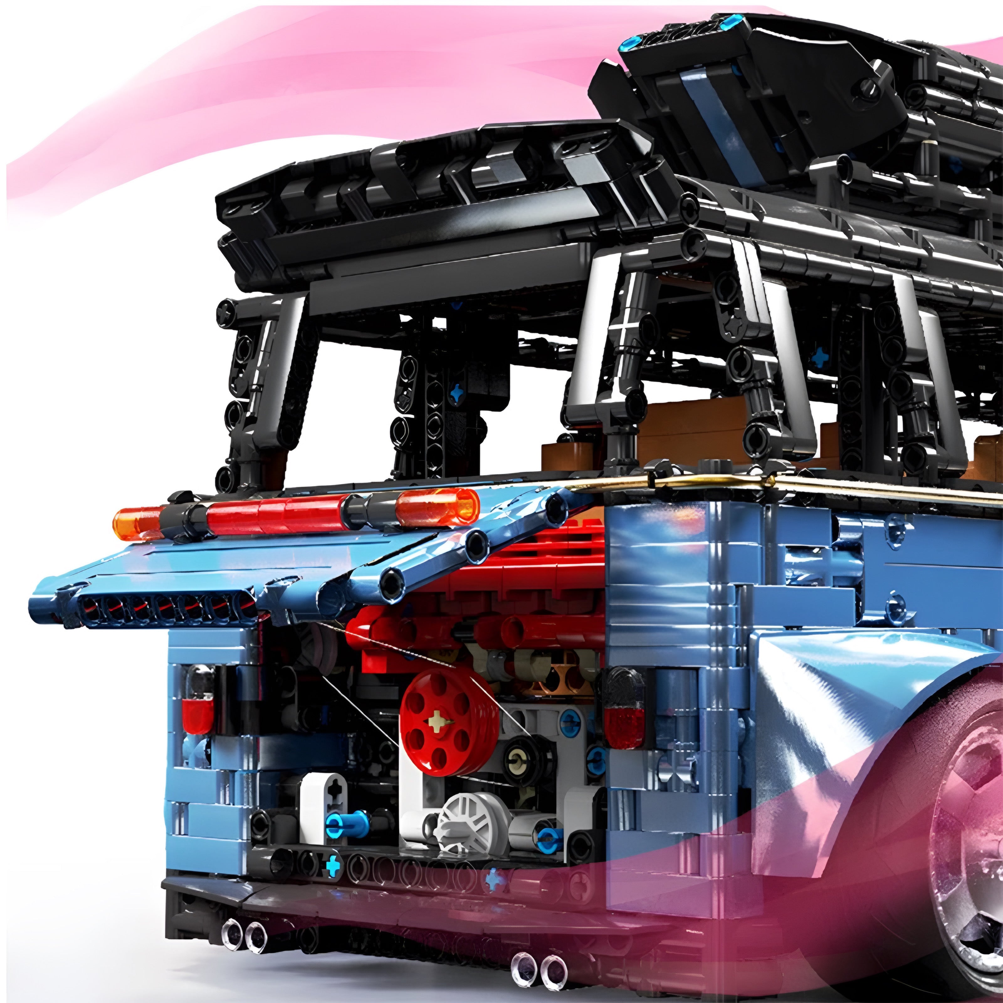 Widebody Satin Blue Campervan | 3298pcs