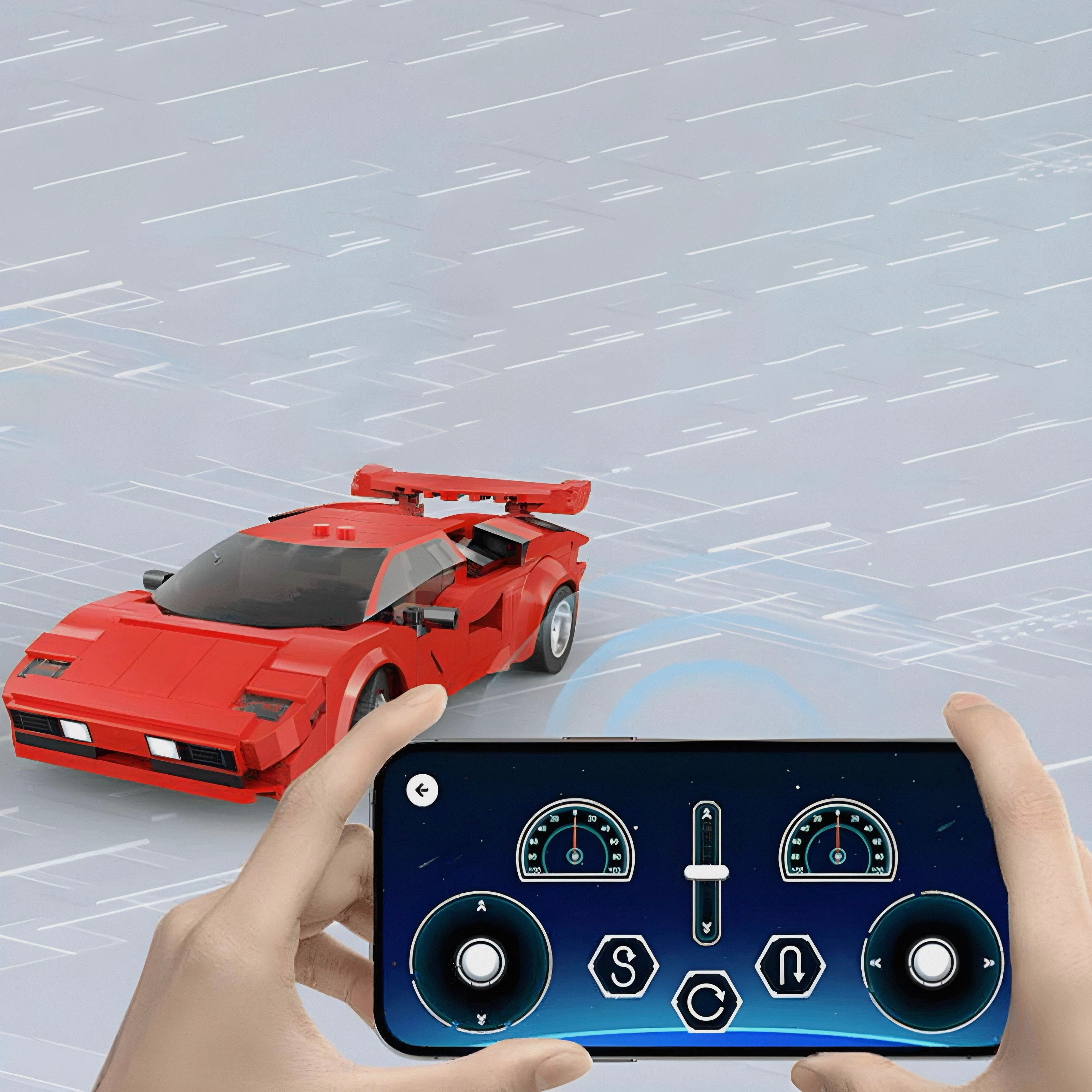 Remote Controlled Countach | 328pcs