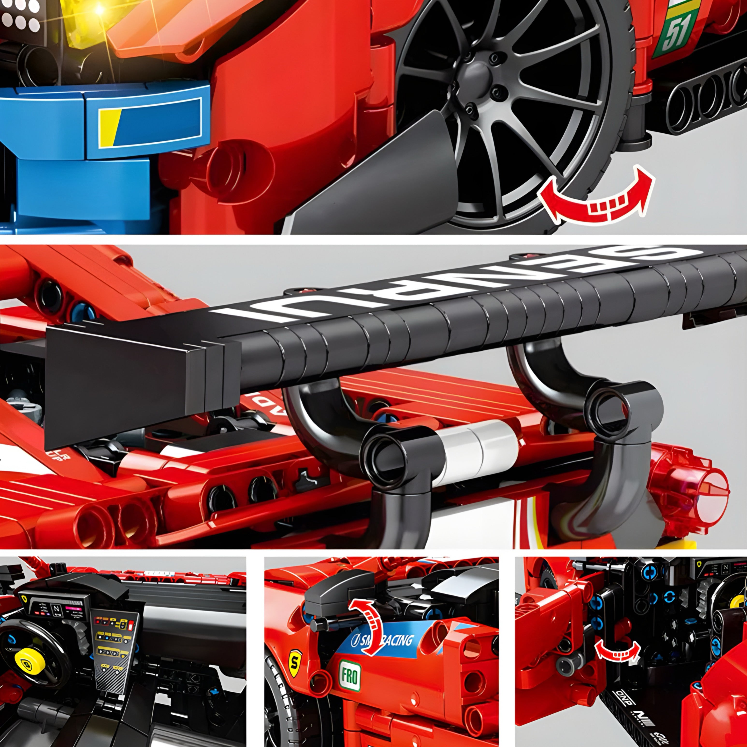 Remote Controlled 488 GTE | 1206pcs