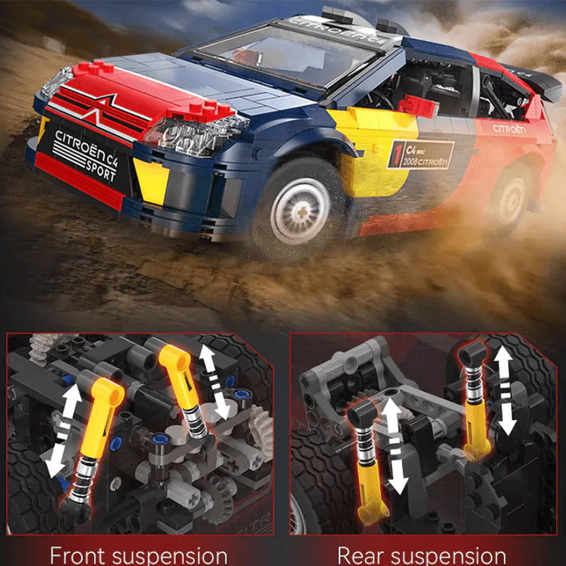 Remote Controlled 2008 Citroën C4 WRC | 1568pcs