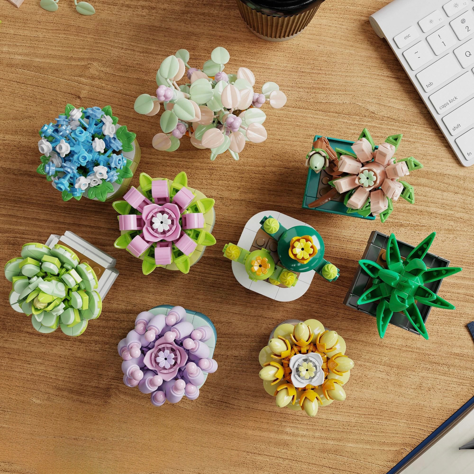 9 Plants Collection | 834pcs