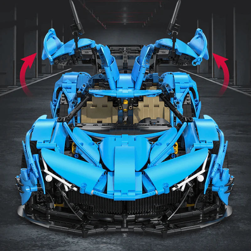 Blue Edition V12 Hypercar | 3864pcs