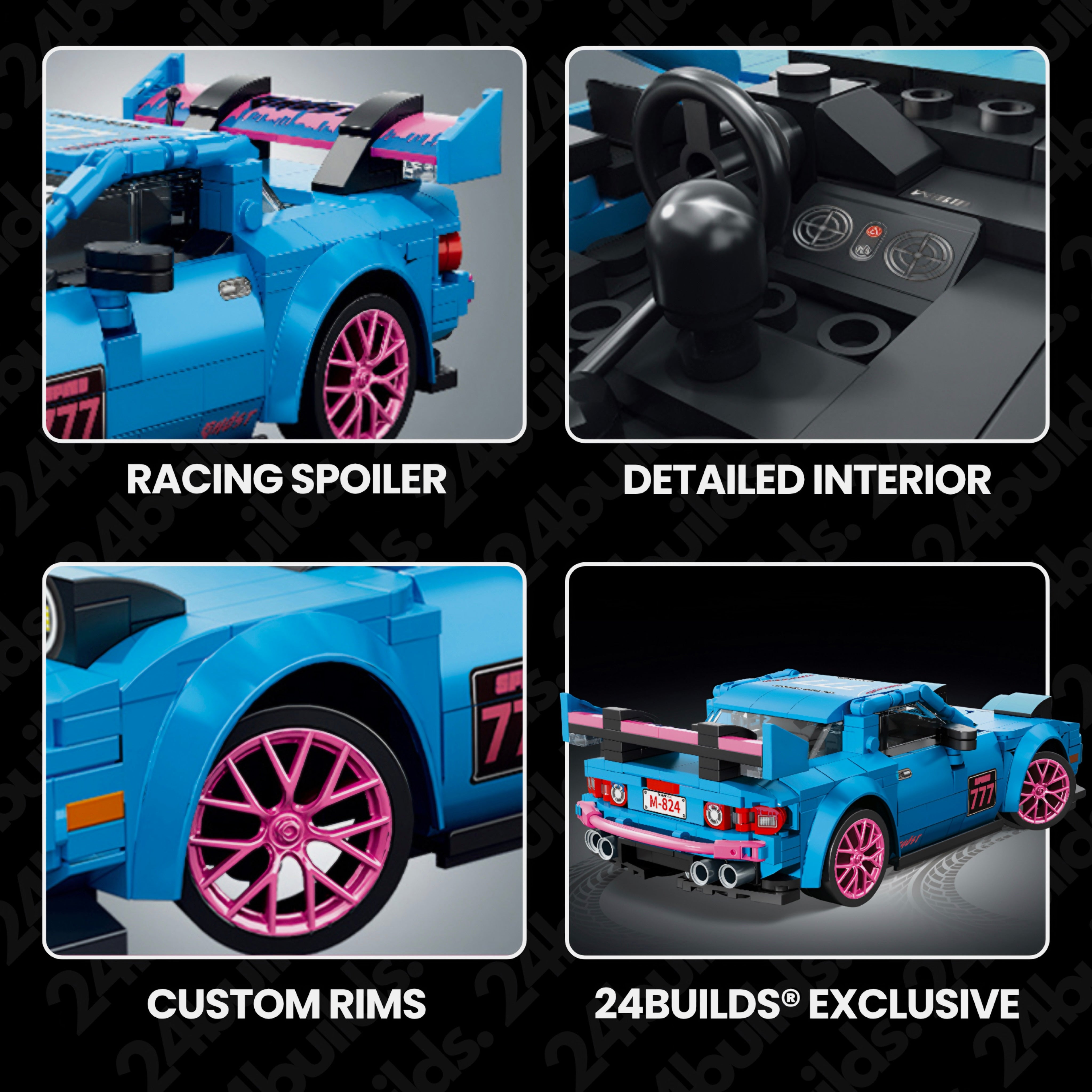 Remote Controlled Custom JDM Roadster | 392pcs