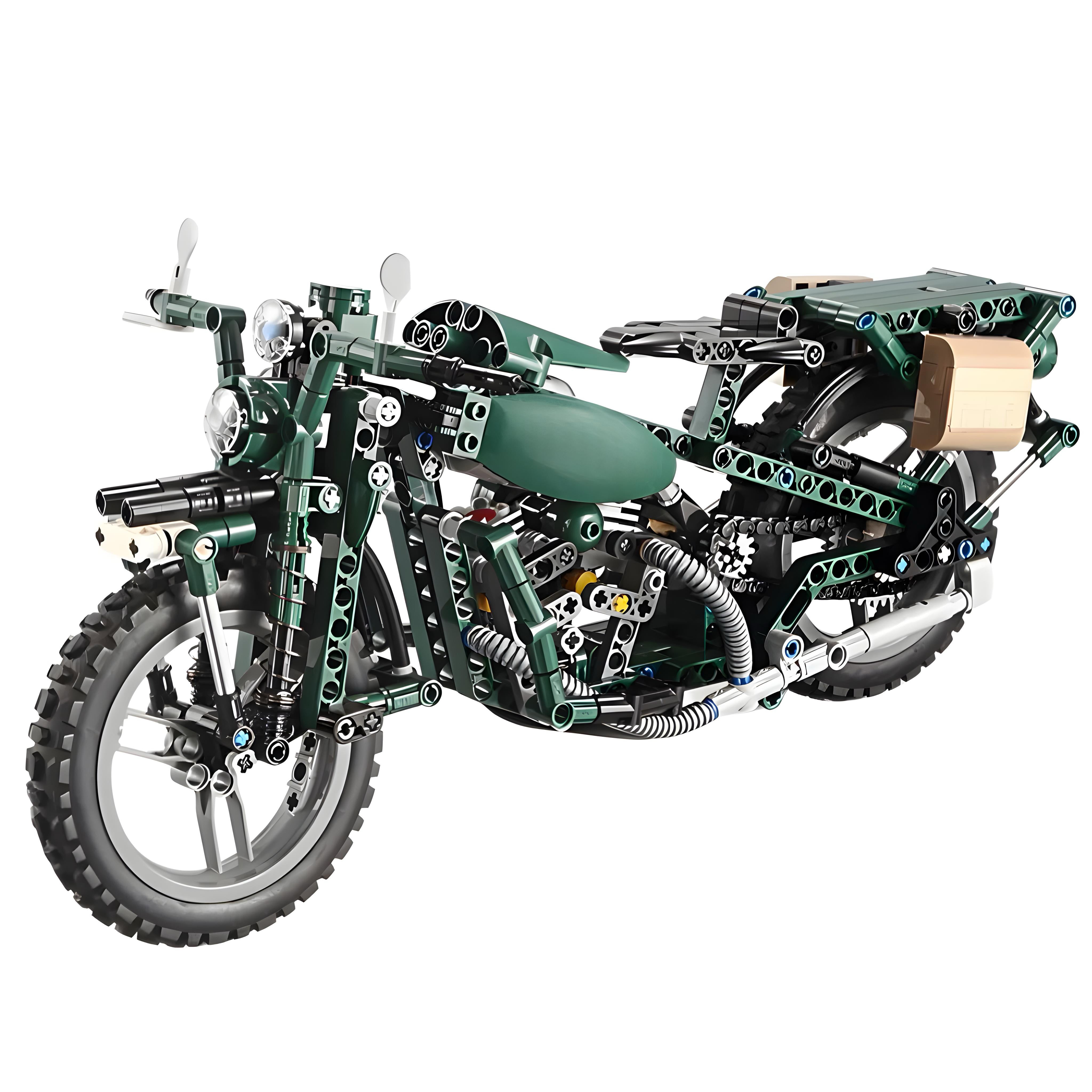 Electric WWII Motorcycle | 550pcs