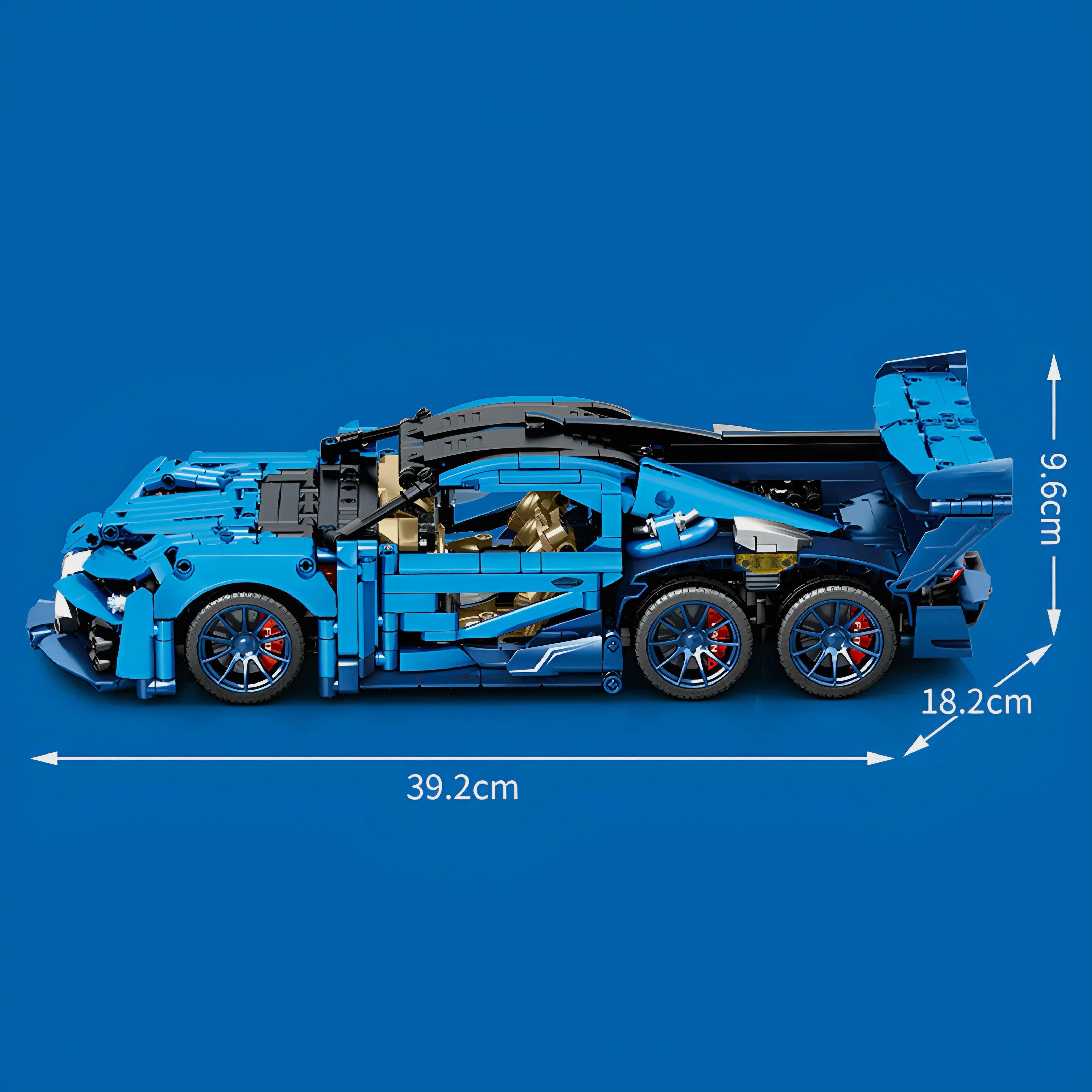 Six Wheeled Hypercar | 1556pcs