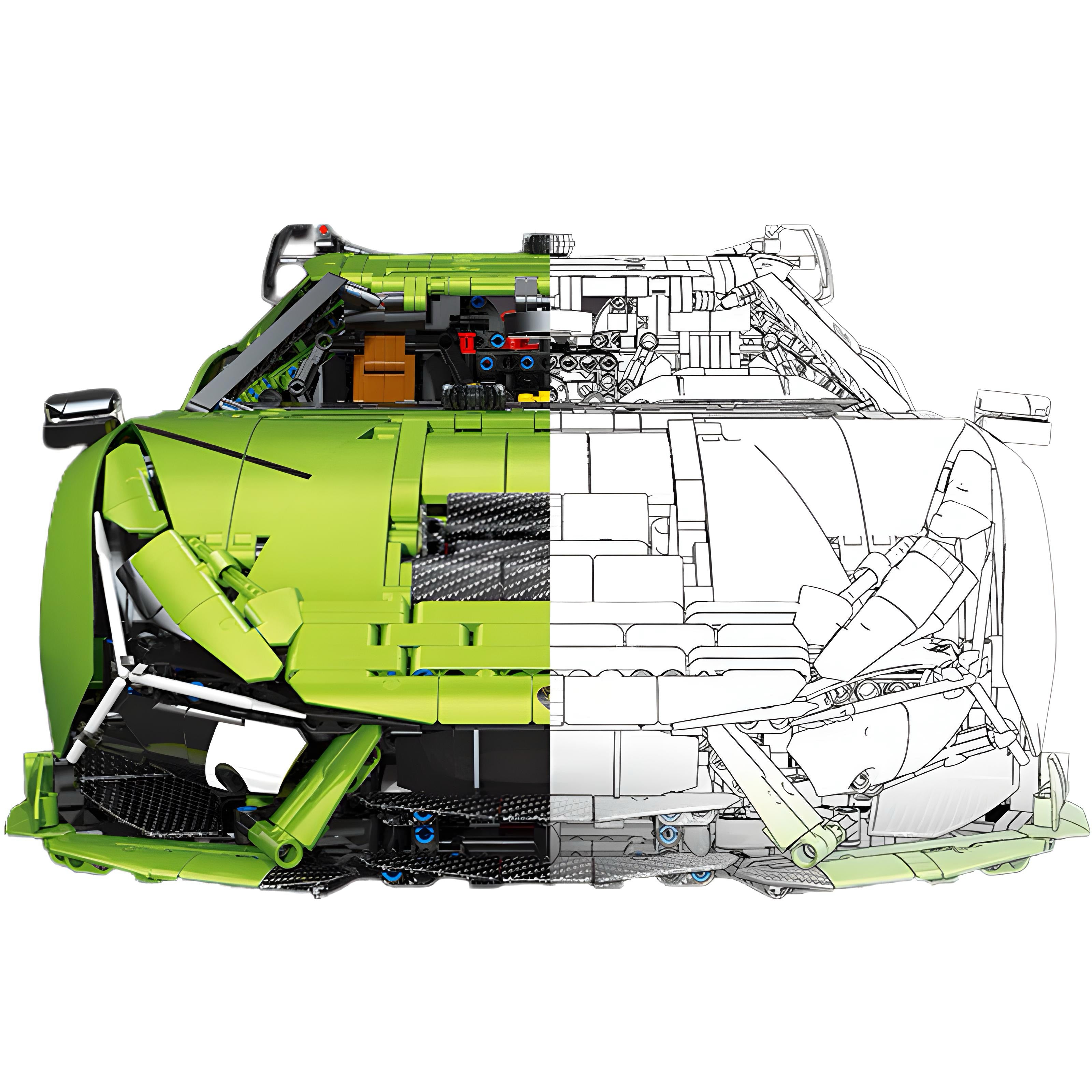 The Largest Ever Car Model | 6627pcs
