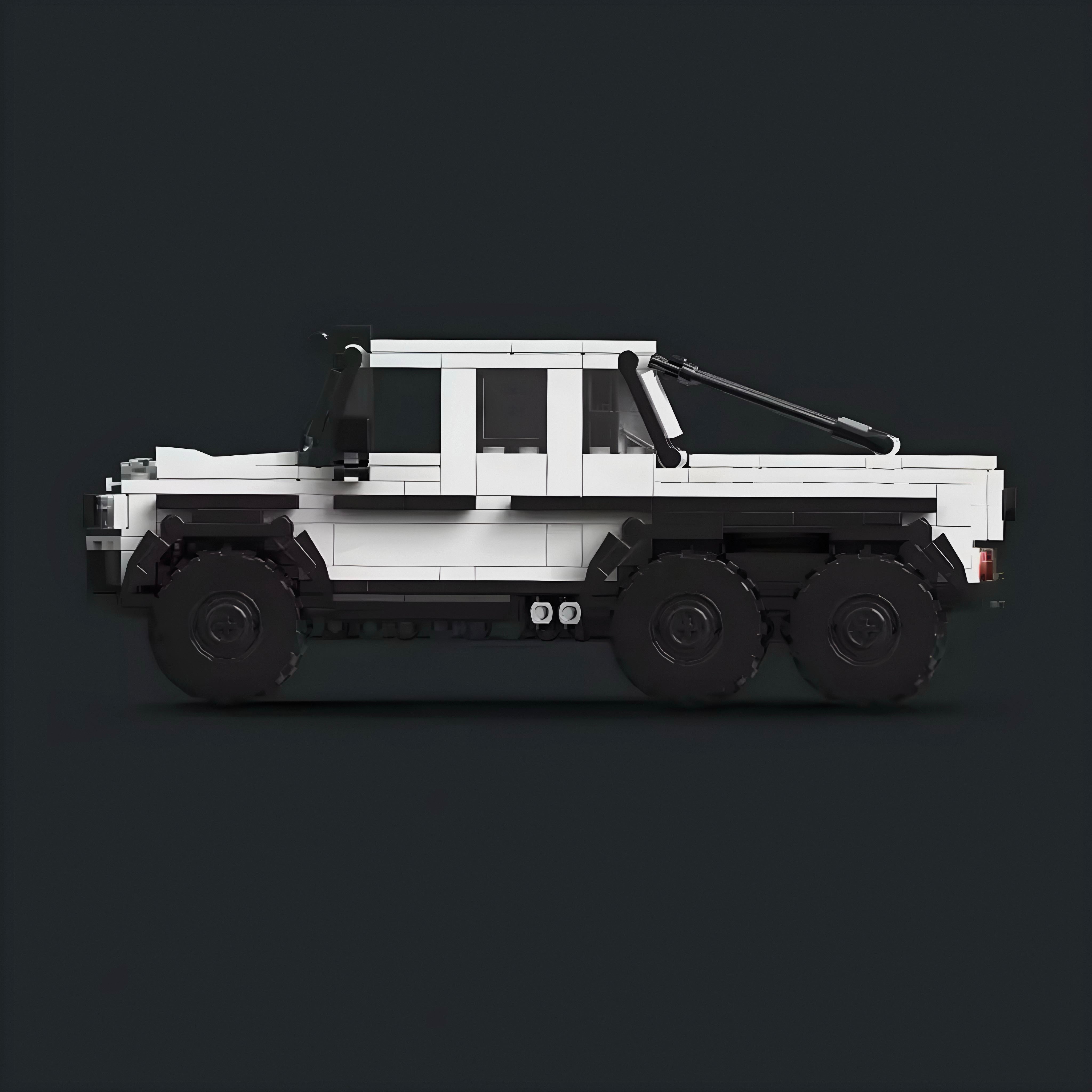 6x6 German Off Roader | 582pcs