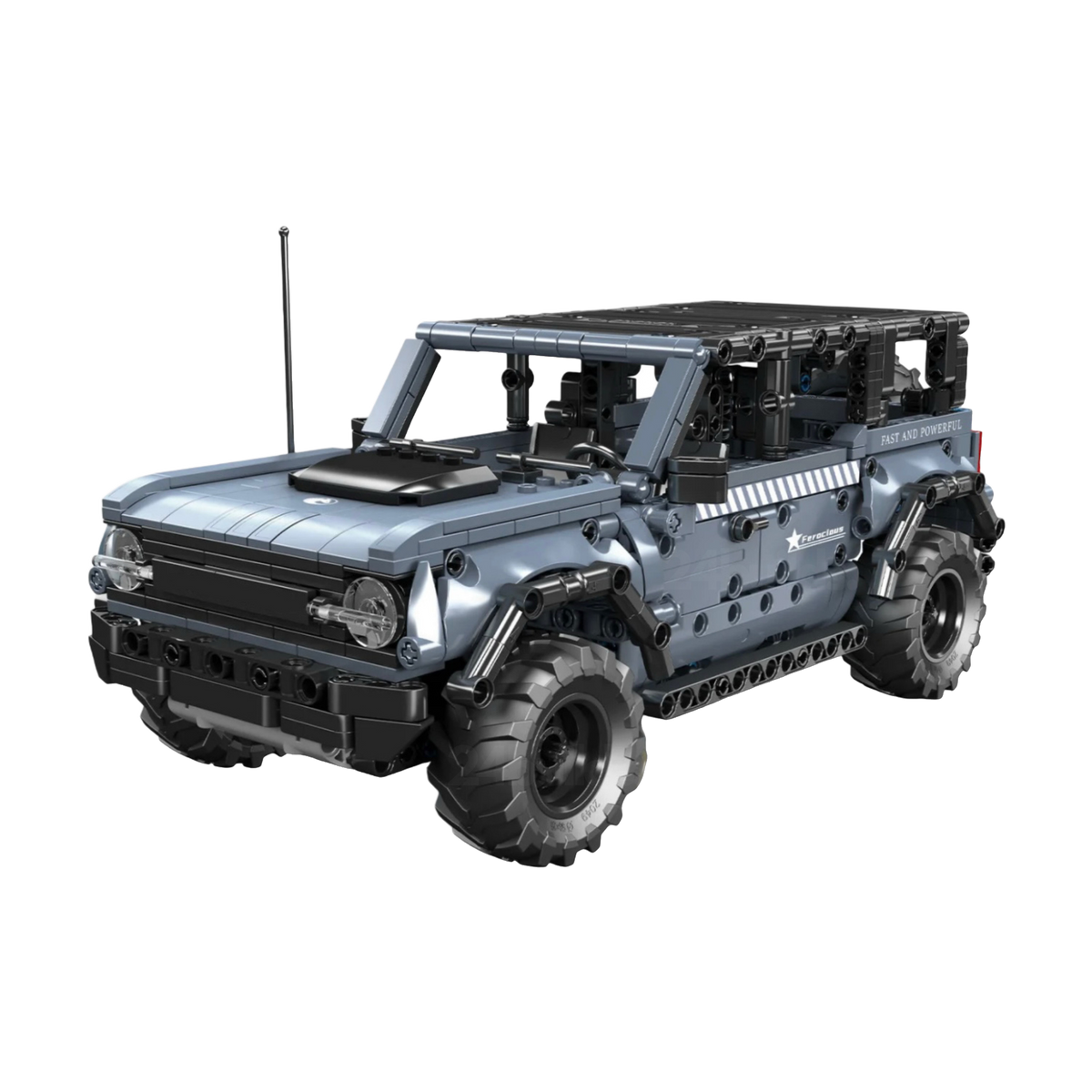 A pullback 4x4 with high ground clearance