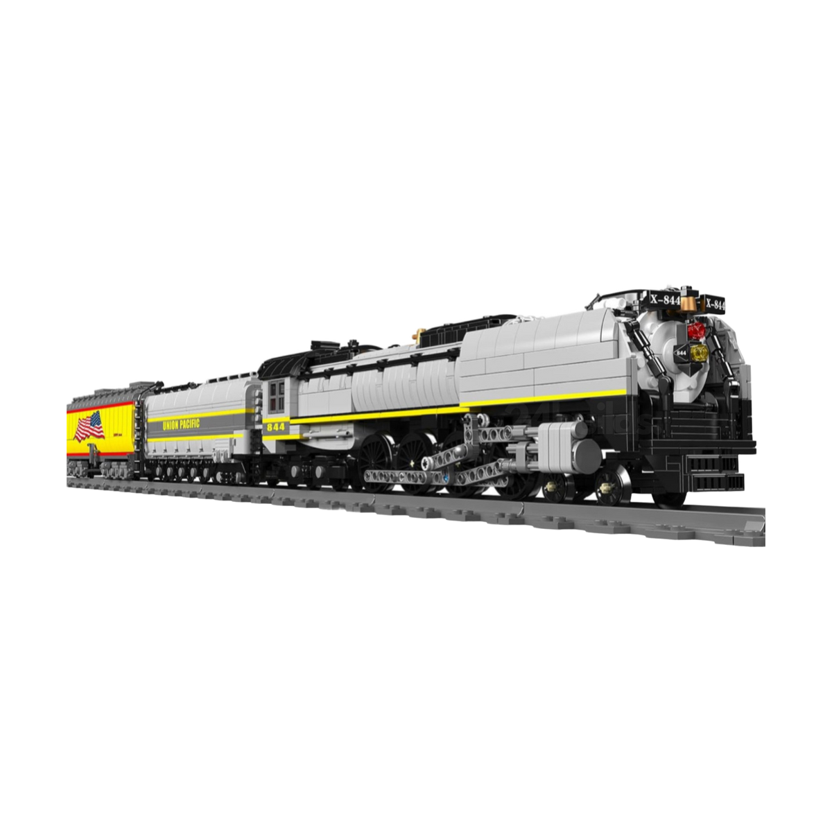 A 104.7 cm steam train that runs by remote