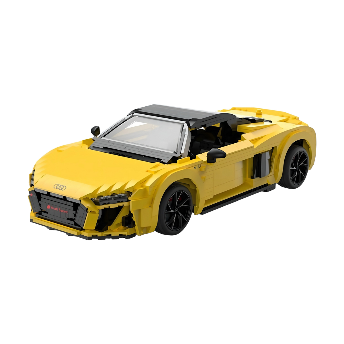 Fold the hardtop away on the R8 Spyder