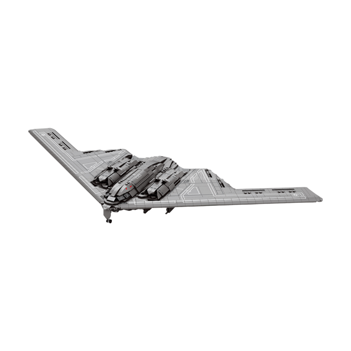 Open the bomb bay under its 73 cm wing
