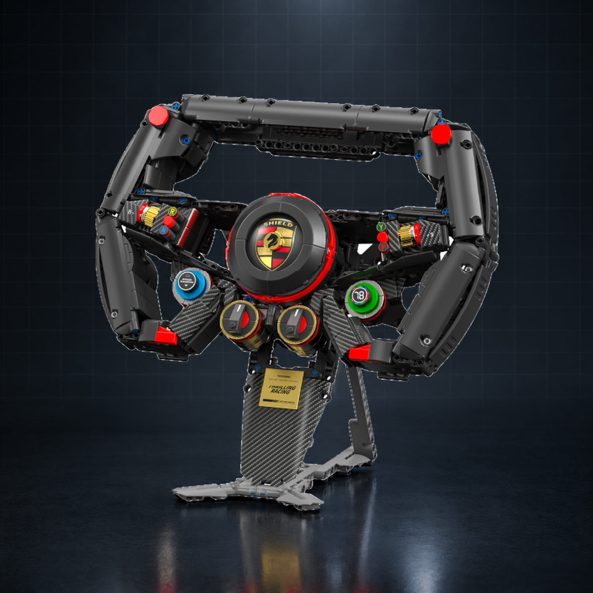 Elite Concept Steering Wheel in a dark studio