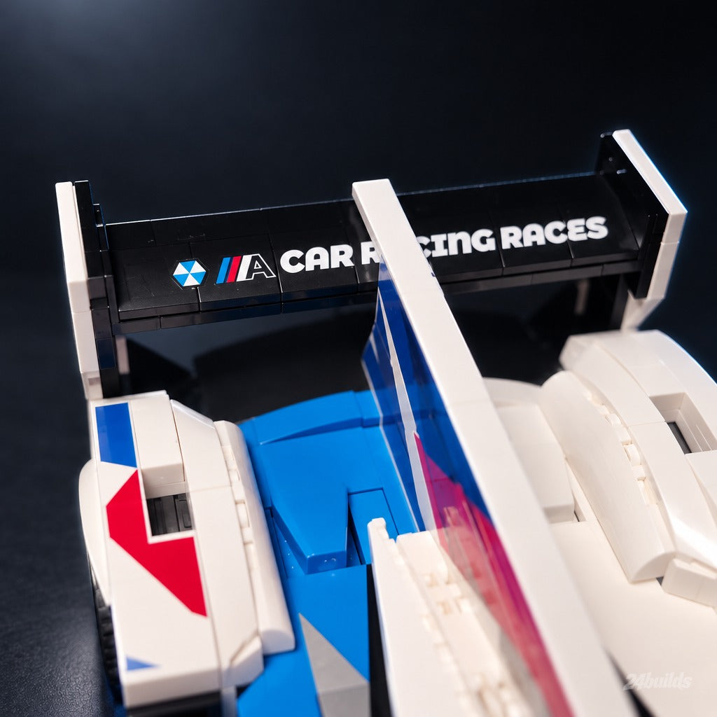 German Endurance Prototype brick model, rear wing and shark fin