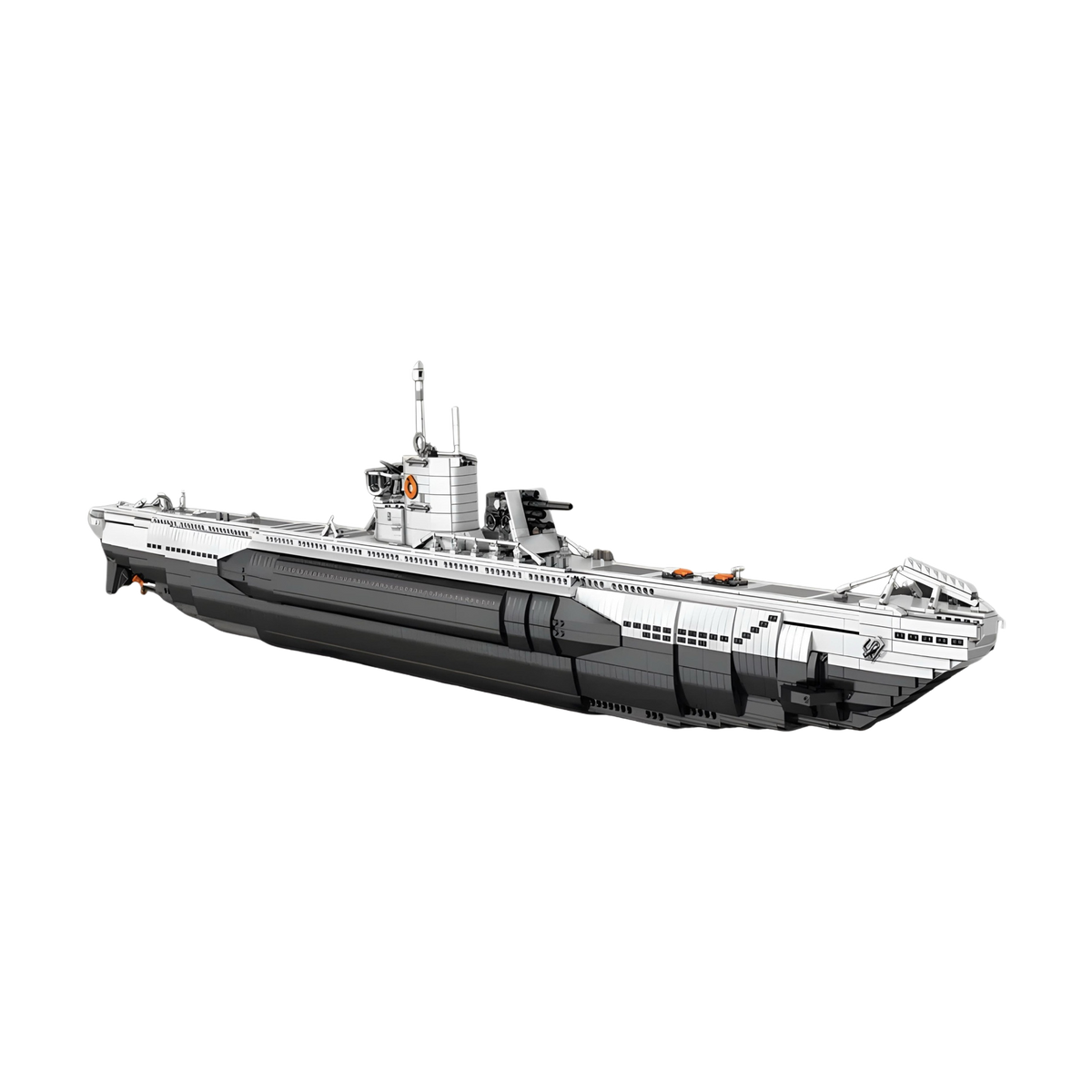 Remove the hull sides to see the crew quarters