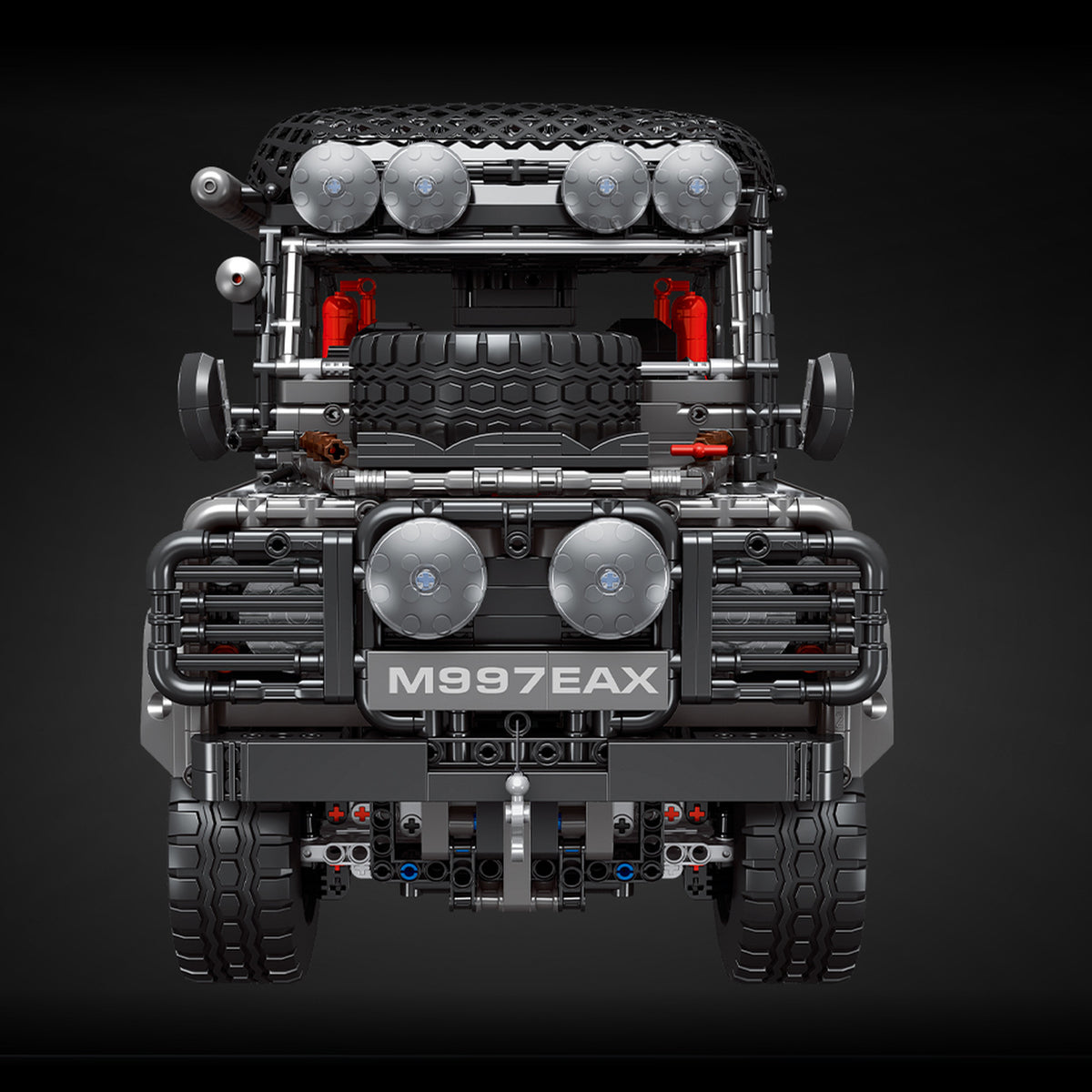 Gunmetal Edition British V8 Pick-Up Off-Roader brick model