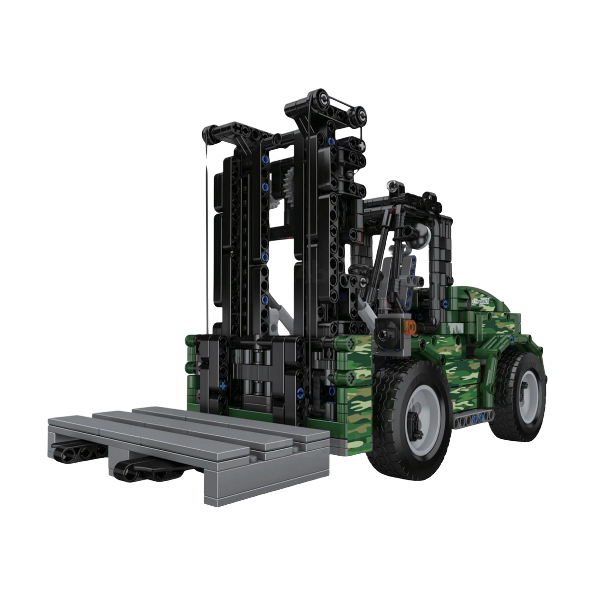 Drive, steer and raise the forks by remote