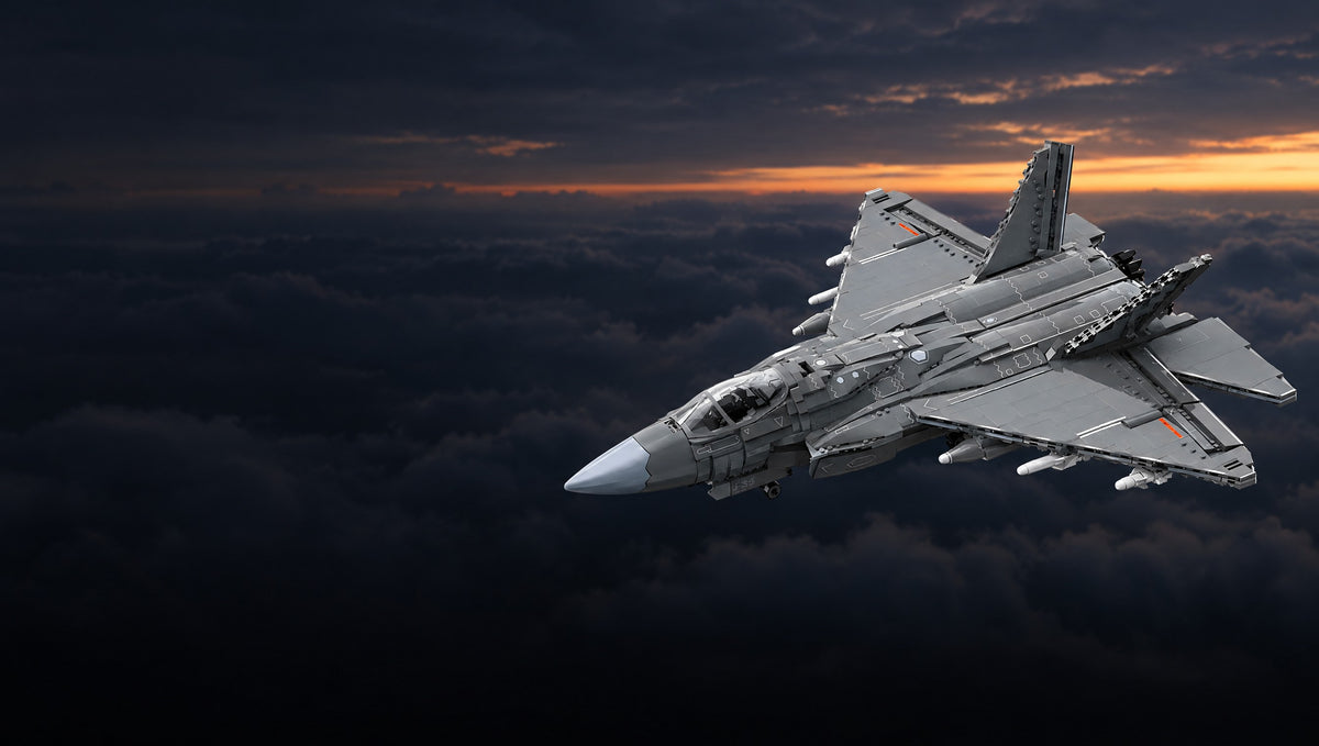 A 65 cm stealth fighter, fully armed