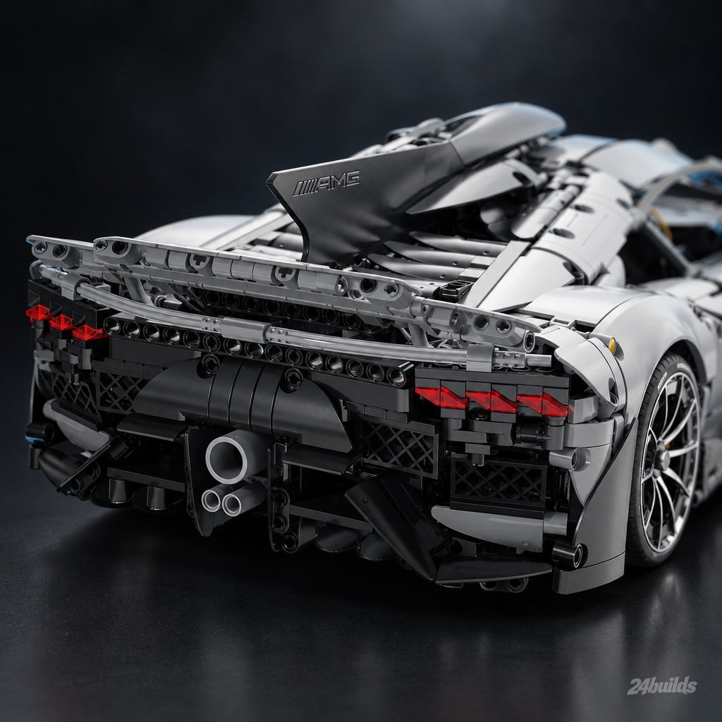 Mercedes-AMG One brick model, roof scoop and rear diffuser