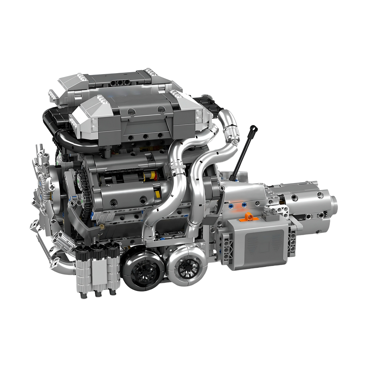 Motorised W16 Hypercar Engine & Gearbox