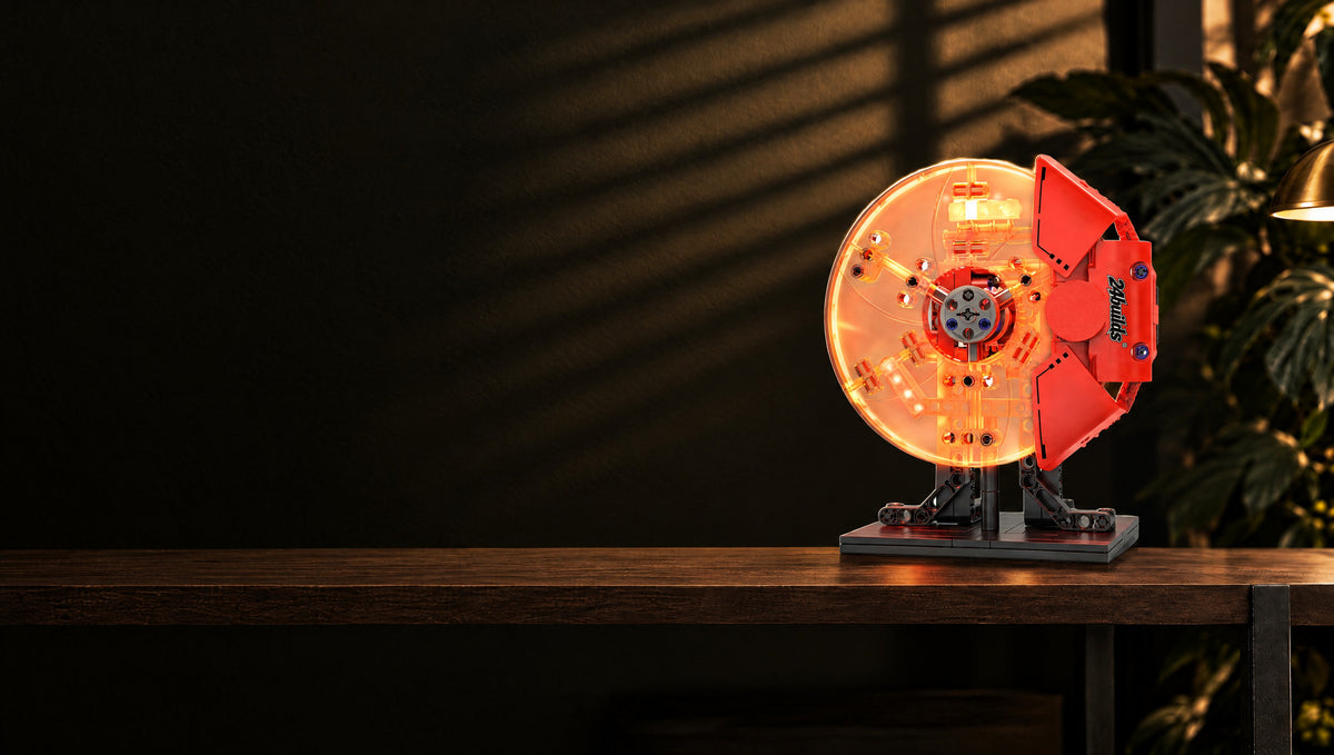 A brake disc that glows as it spins