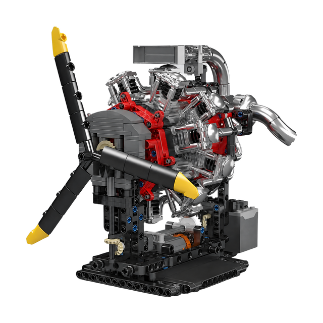 Engine radial d'avion motorisé