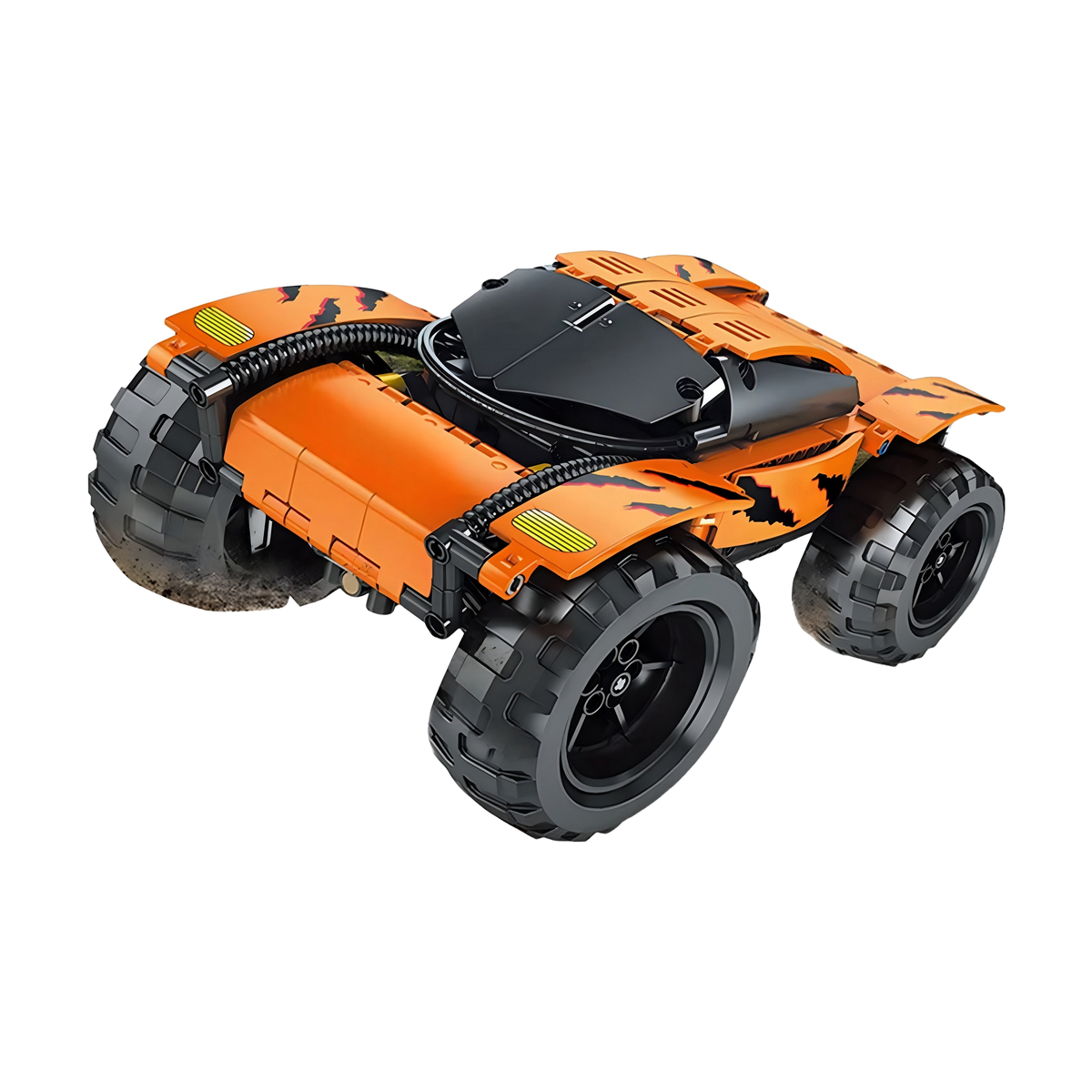 Tested on sand, mud and steep inclines