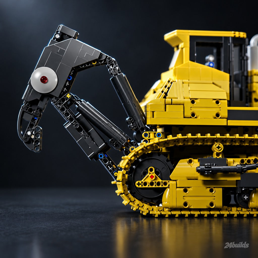 Remote Controlled Excavator brick model, rear ripper