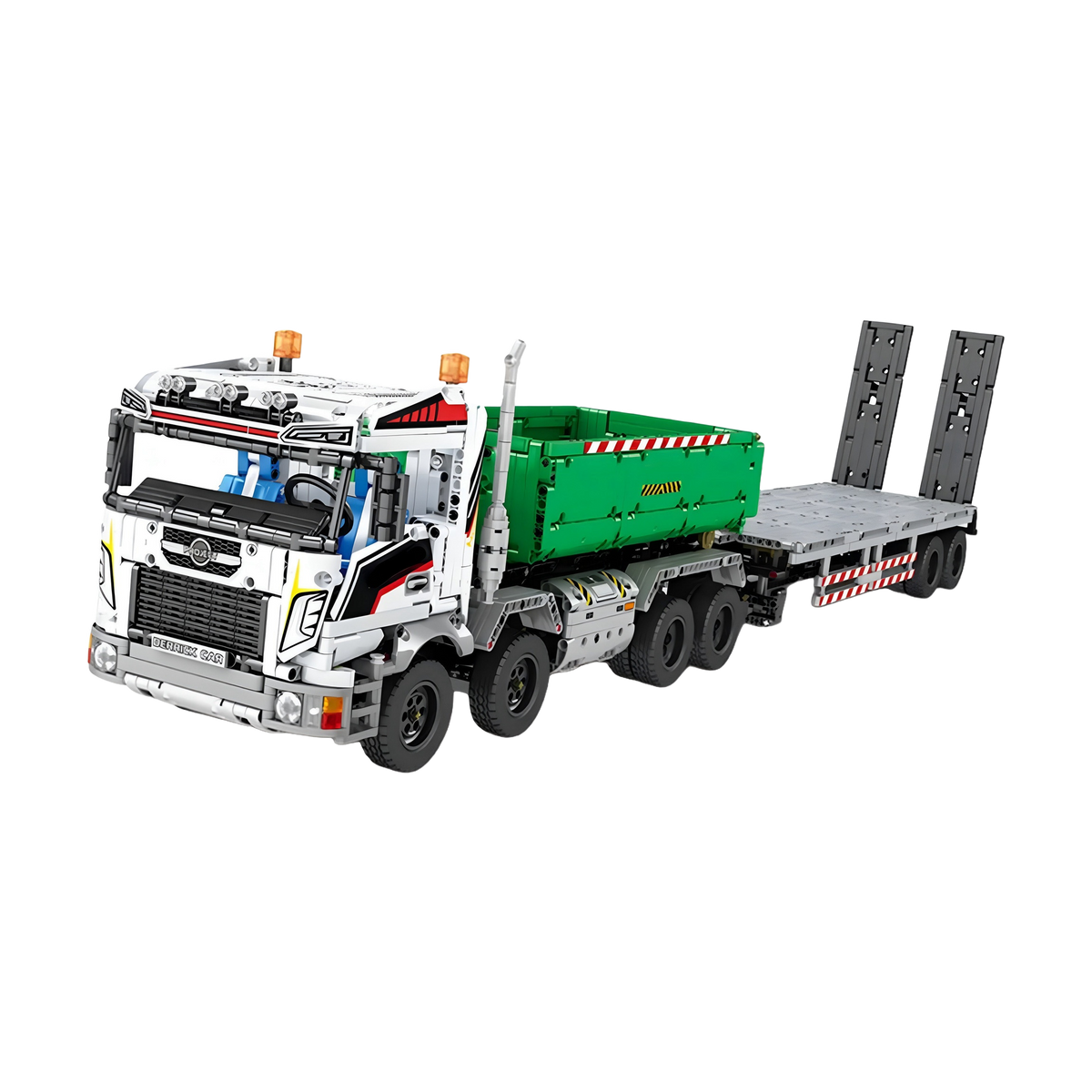 Load, tip and unload the skip by remote