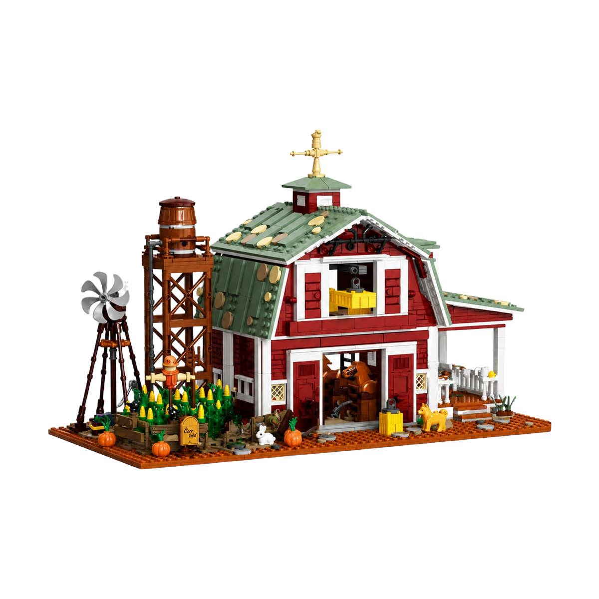 Rustic Barn Farm Scene