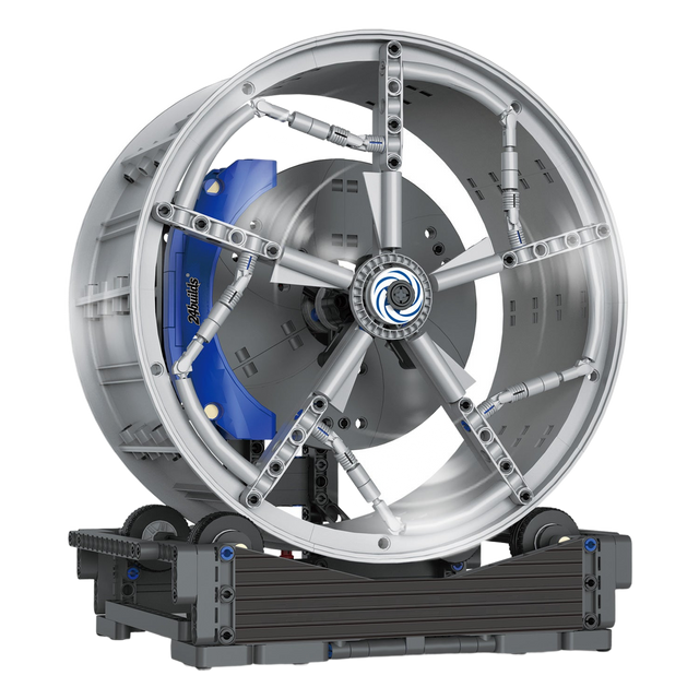 Silver Split-Spoke Wheel Hub