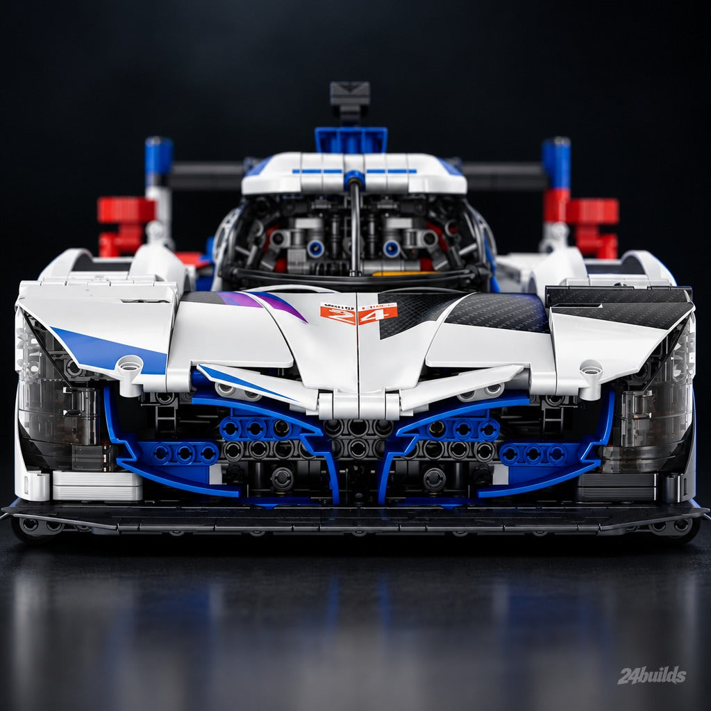 The Ultimate German Endurance Prototype brick model, nose, headlights and splitter