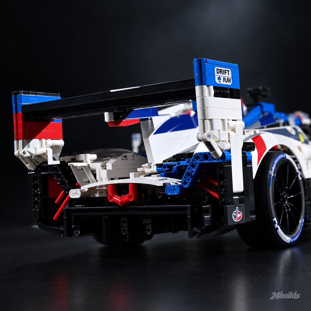 The Ultimate German Endurance Prototype brick model, rear wing and diffuser