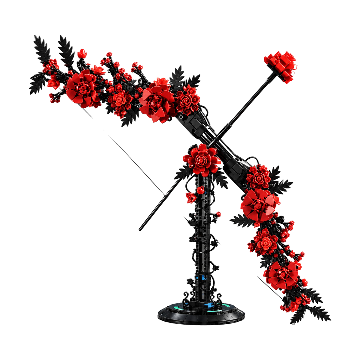 Draw the bow and the rose opens