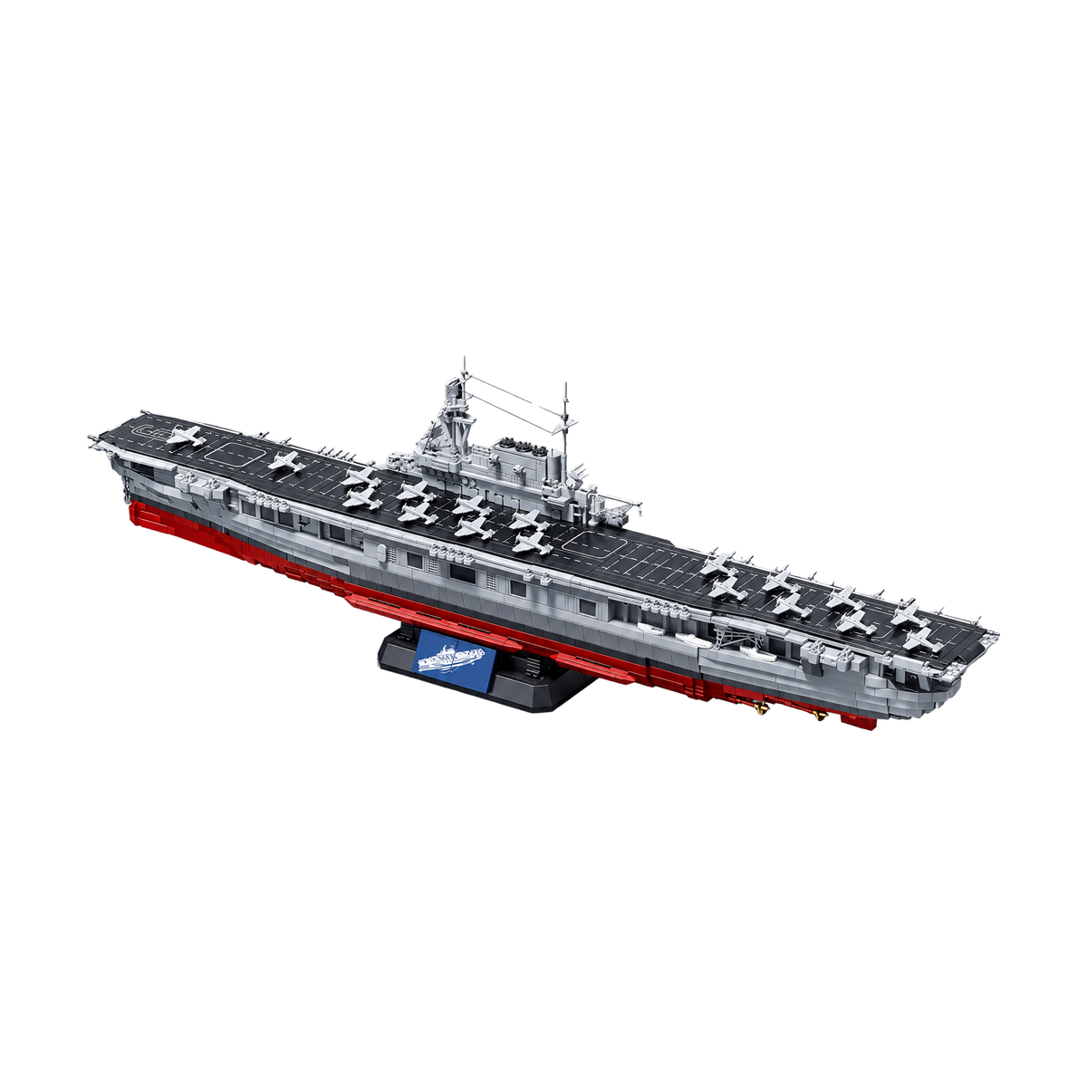 USS Enterprise CV-6 Aircraft Carrier brick model