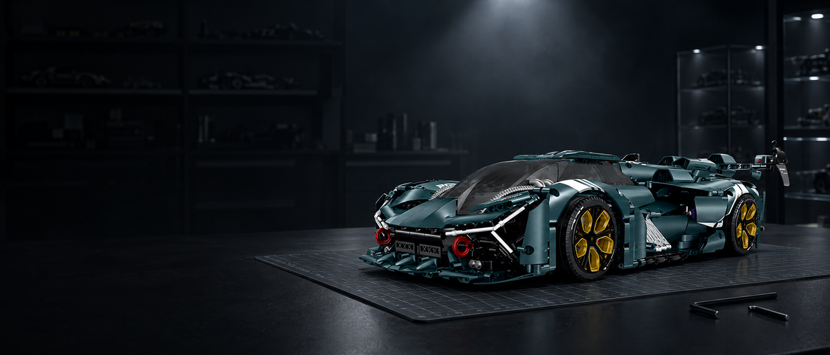 The Ultimate Italian Concept brick model hypercar