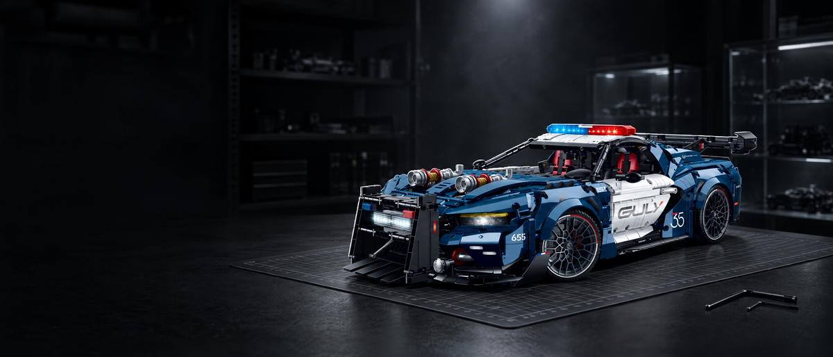 The Ultimate Interceptor remote controlled brick model car