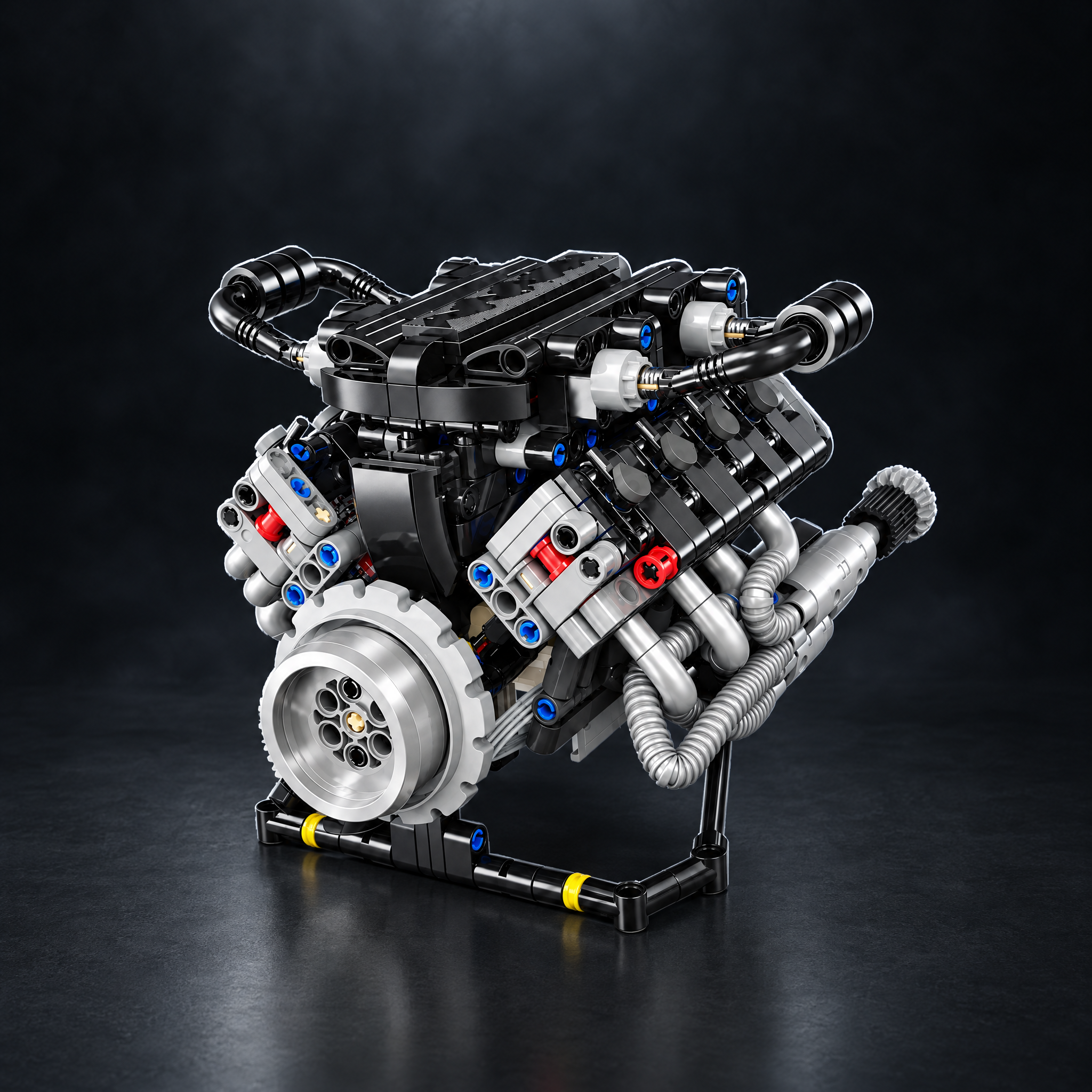V8 Engines brick model collection