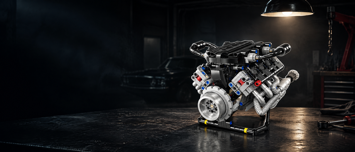 V8 Engines collection, 24builds brick models