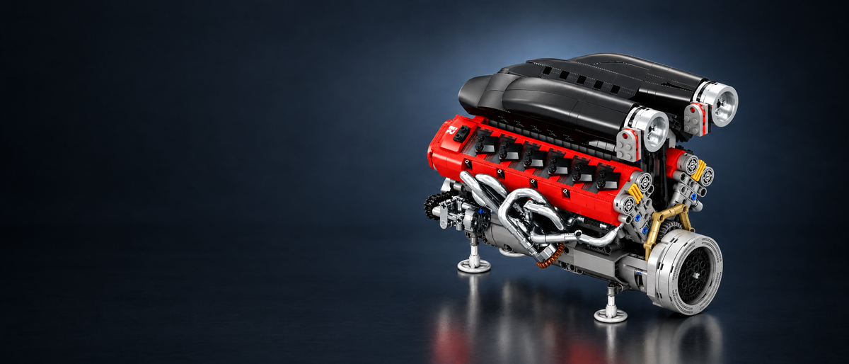 Engines & Gearboxes collection, 24builds® brick models
