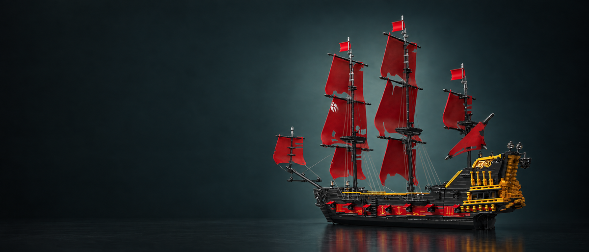 Pirate Ships collection, 24builds® brick models