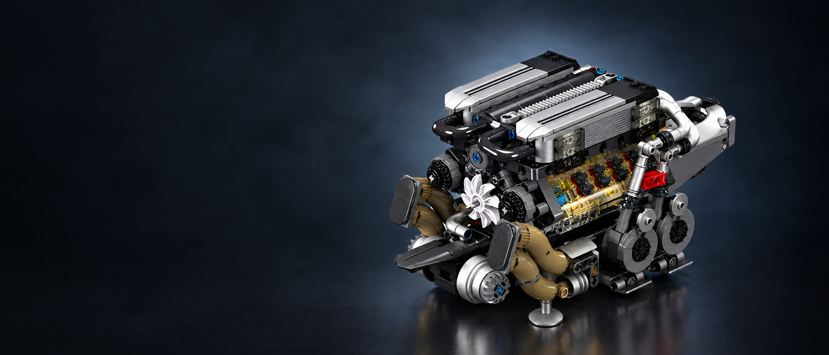 V10, V12 & W16 Engines collection, 24builds® brick models