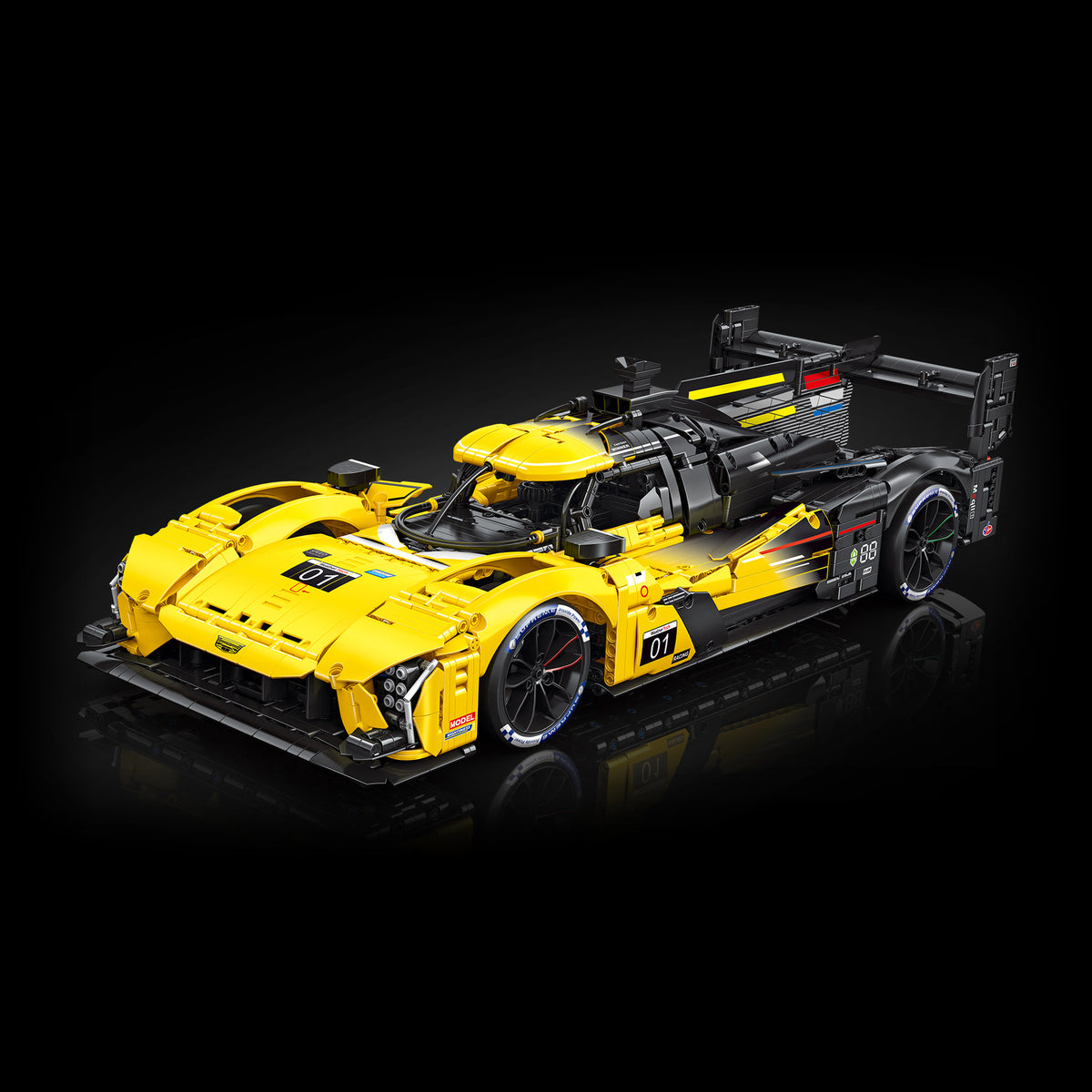 Yellow Edition American V8 Endurance Hypercar brick model