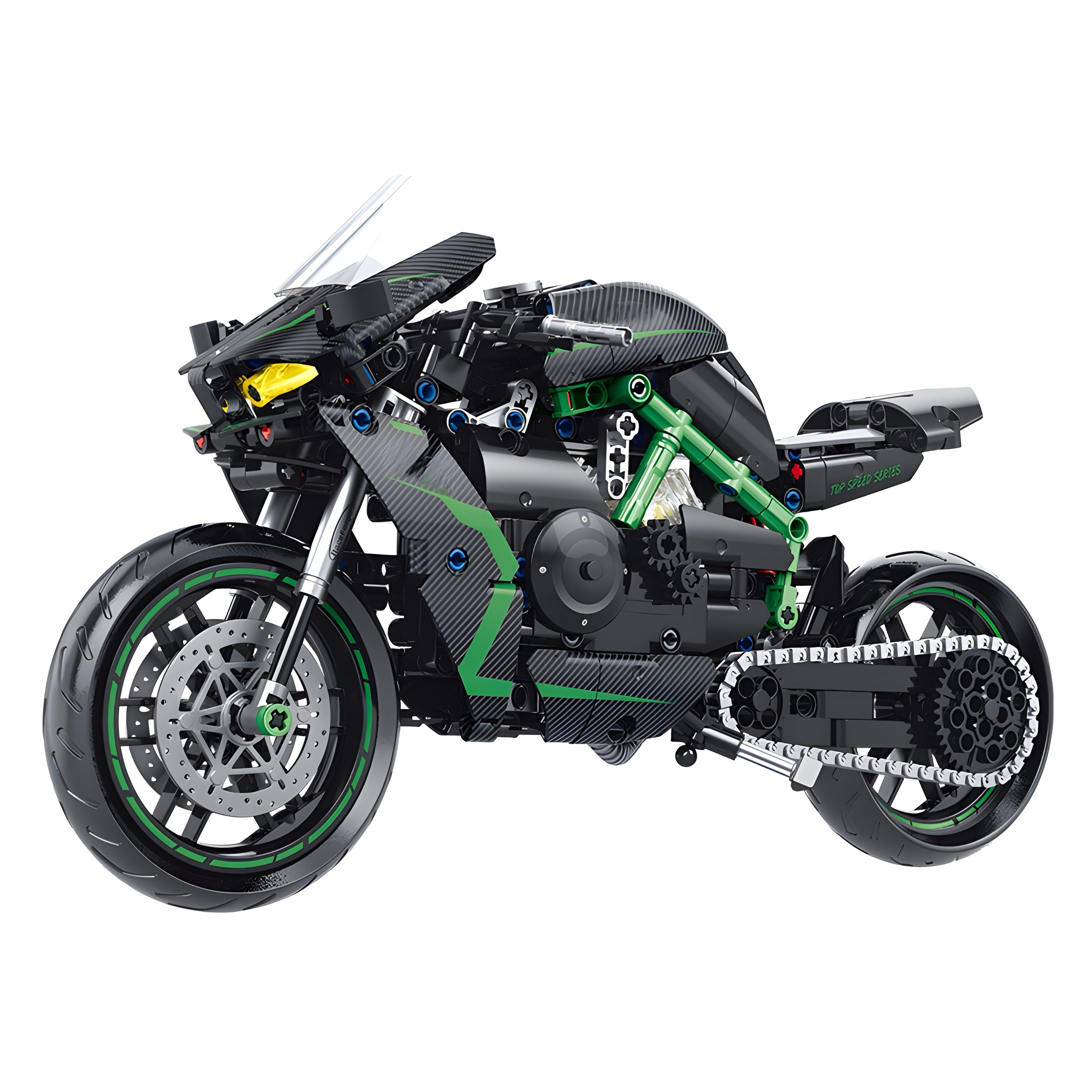 Carbon Fiber Japanese Motorbike | 512pcs