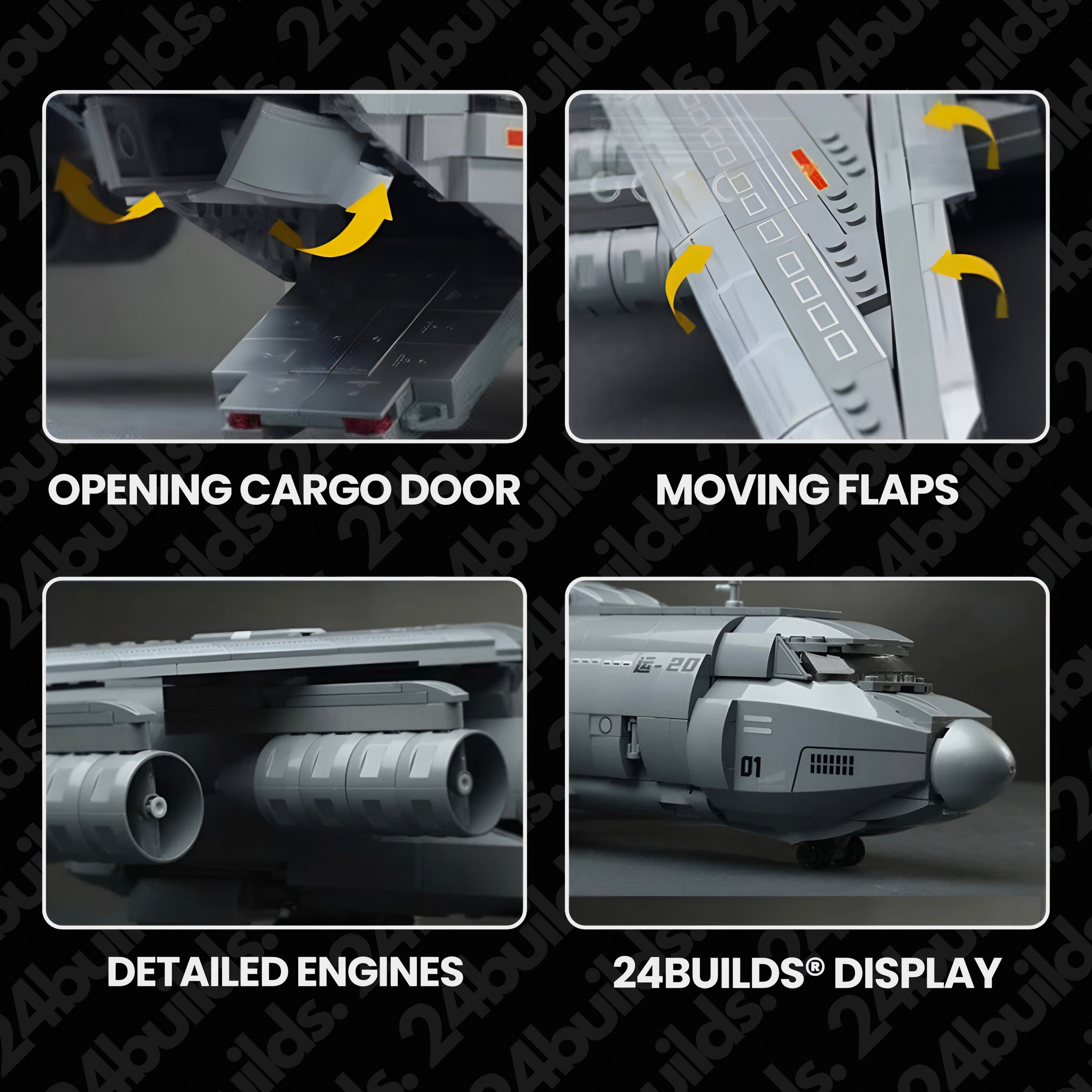 Xi'an Y-20 Cargo Plane | 1736pcs