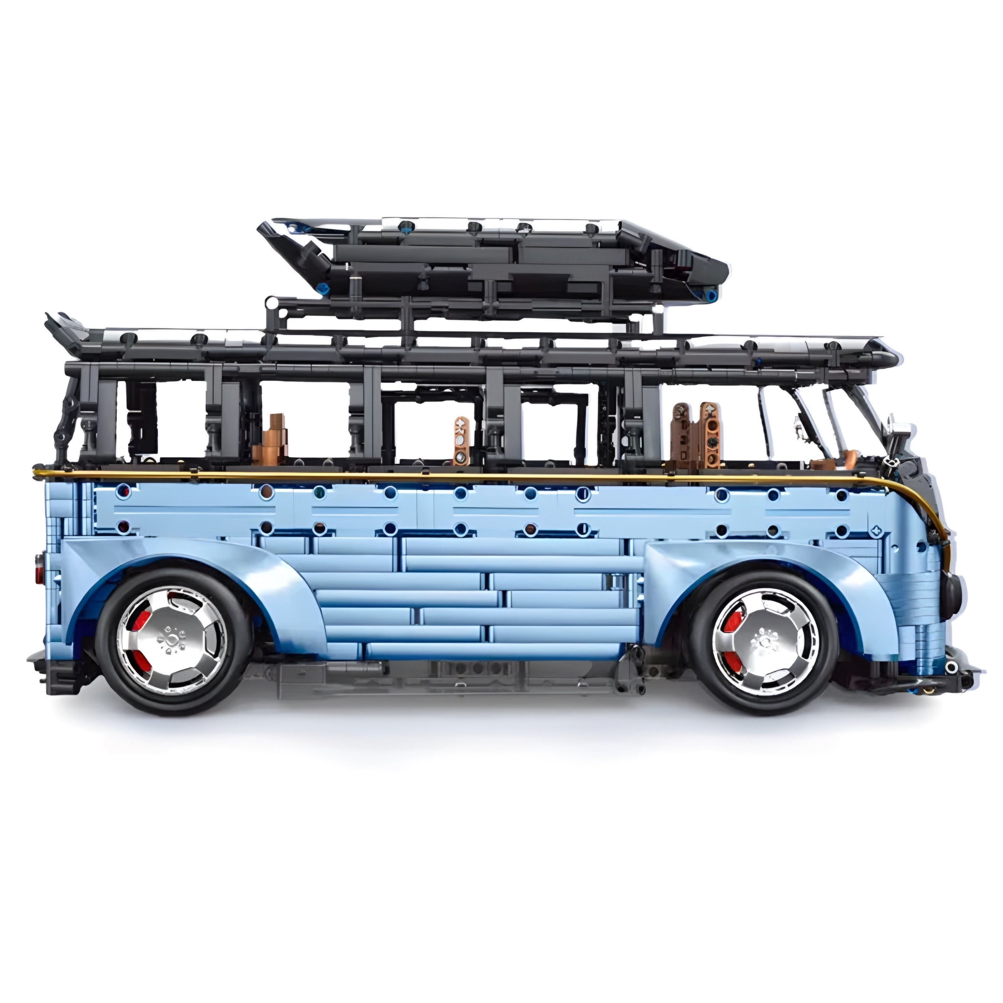 Widebody Satin Blue Campervan | 3298pcs