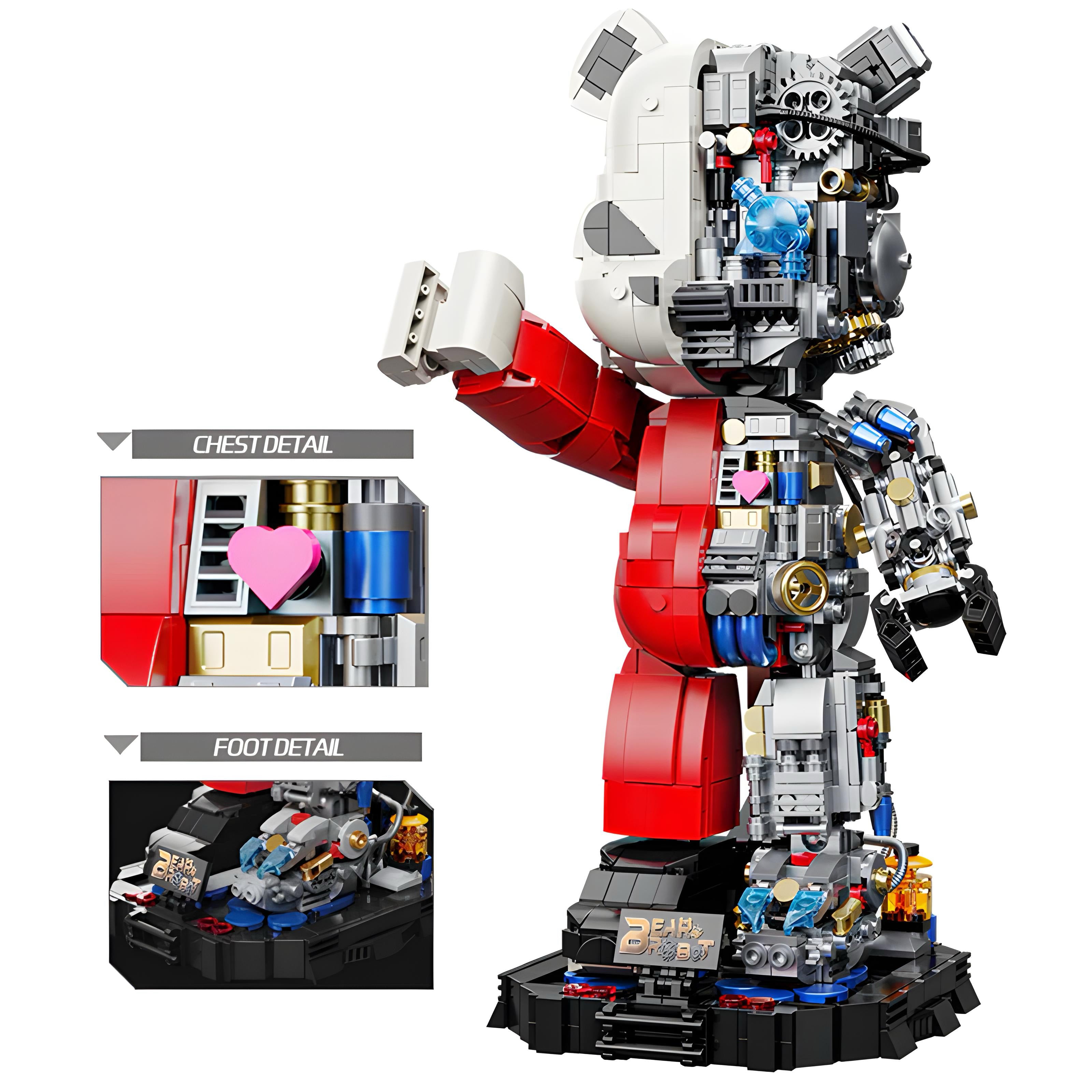 Bearblock #Angrypanda 400% | 1402pcs